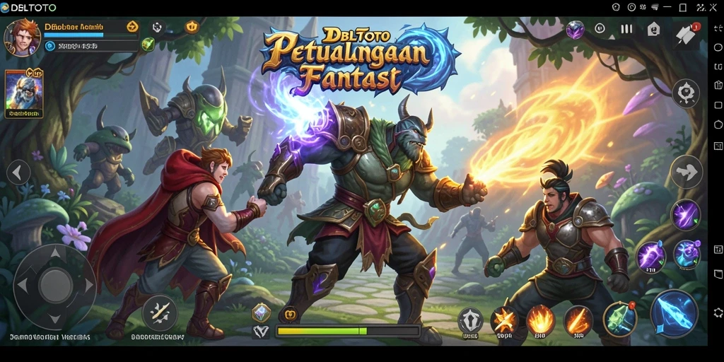 Tampilan gameplay seru dari petualangan di DBLTOTO.