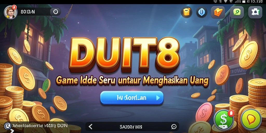 Tampilan gameplay DUIT8 yang menarik dan interaktif.