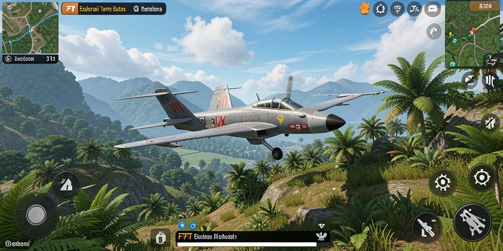 Gameplay F7F7 dalam dunia terbuka dengan eksplorasi yang mendalam.