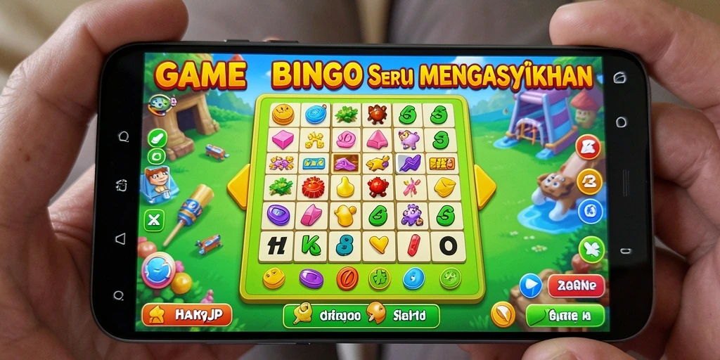Tampilan gameplay seru dan interaktif dalam game Bingo.
