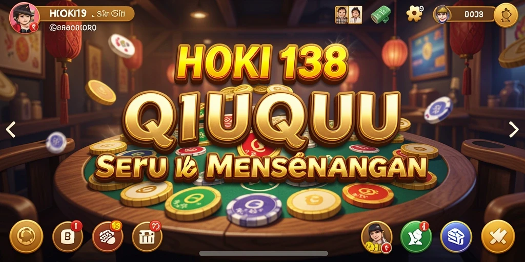 Screenshot gameplay seru HOKI138 dalam permainan QiuQiu.