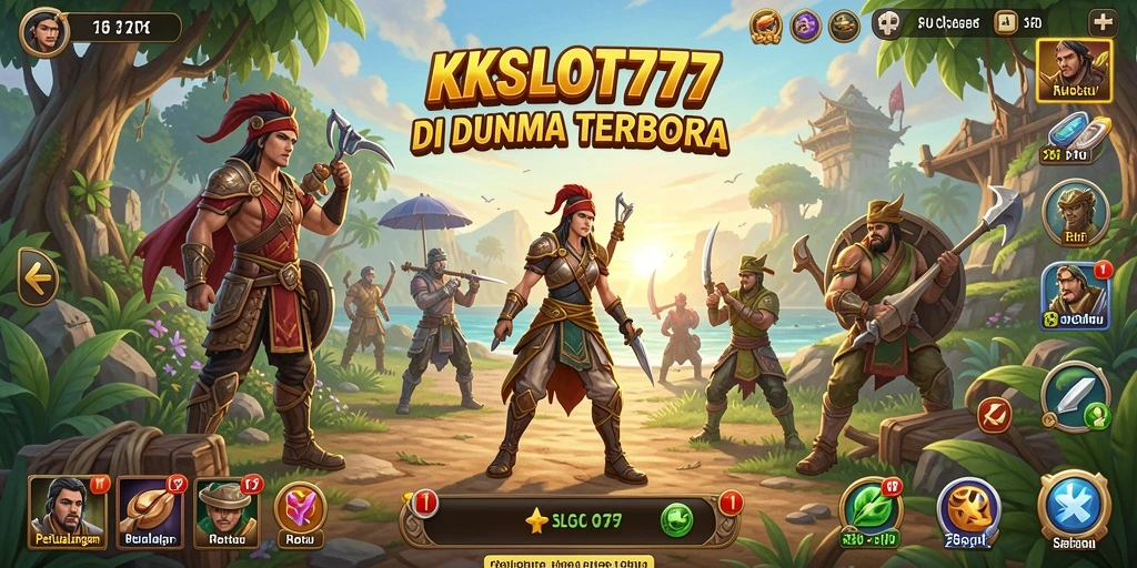Tangkapan layar gameplay KKSLOT777 dengan pemandangan dunia terbuka yang menakjubkan.