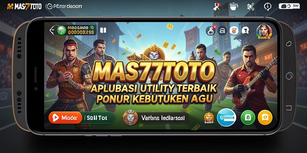 Tampilan antarmuka user-friendly dari MAS77TOTO yang menampilkan berbagai fitur utility.