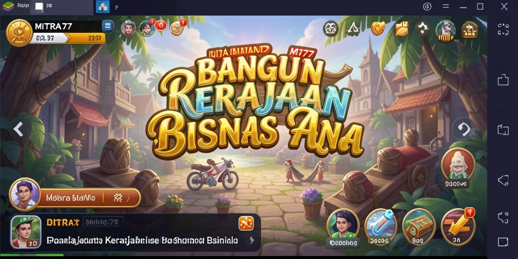 Tampilan gameplay seru dan menarik dari MITRA77.