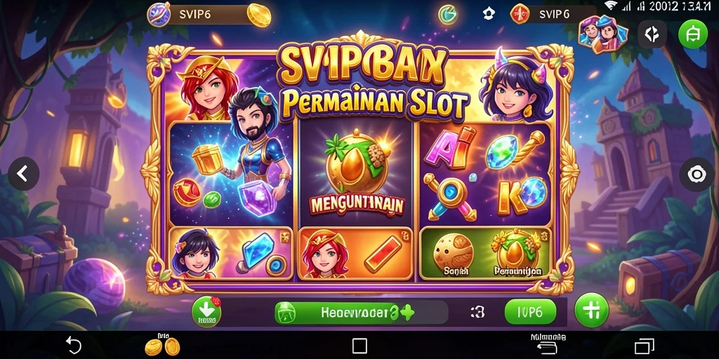 Tampilan menarik dari gameplay Slot SVIP6 yang menegangkan.