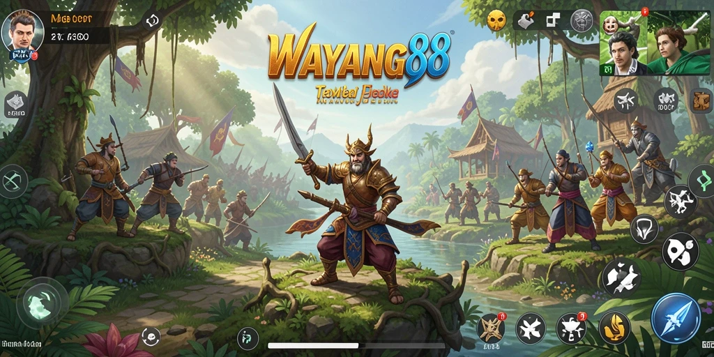 Tampilan gameplay WAYANG88 dengan dunia terbuka yang memukau.